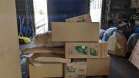 Japanese auto parts shipment